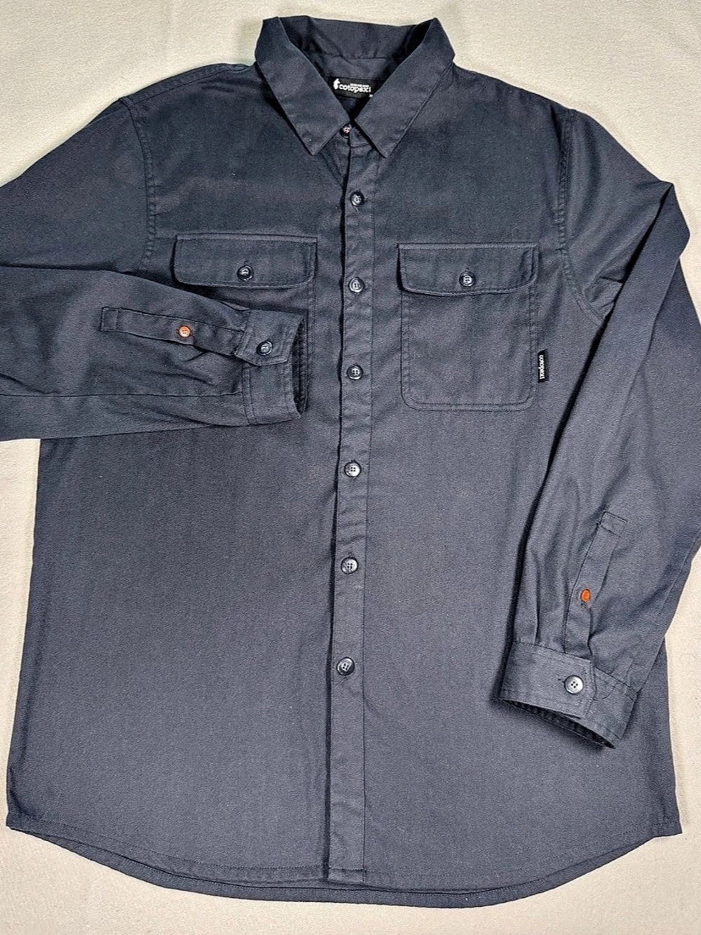 Cotopaxi Pueblo Flannel Shirt in Gray XL Like New
